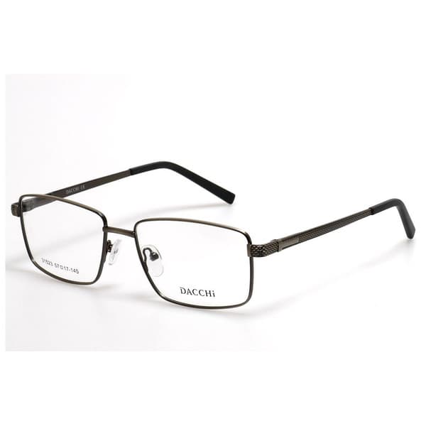 Men's Gray Metal Rectangular Eyeglass Frames - Jlur Optic 02024485