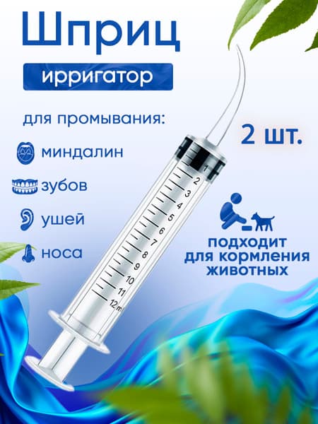 Irrigation Syringe for Wound Cleaning