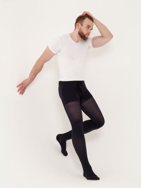 Black Compression Stockings, Class 1 Compression