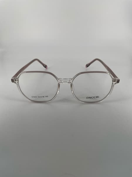 Dacchi D37939 Clear Round Plastic Eyeglass Frames (Men's &amp; Women's)