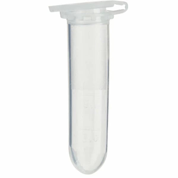 1000x 2ml Graduated PP Centrifuge Tubes with Caps