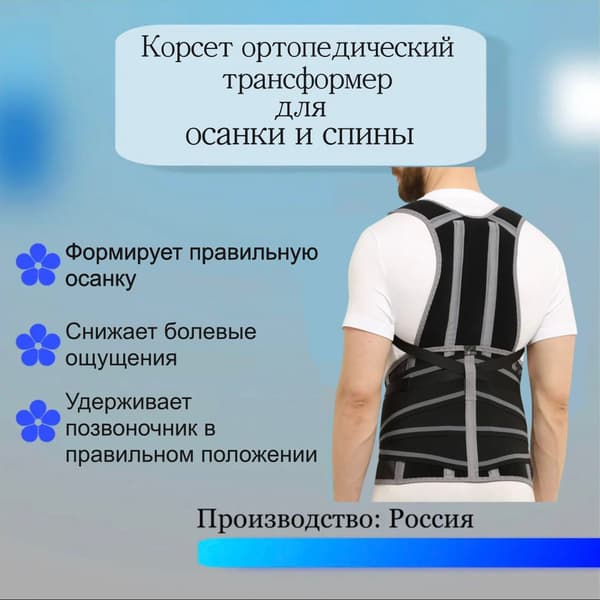 Posture Corrector &amp; Back Brace: Adjustable Orthotic Support