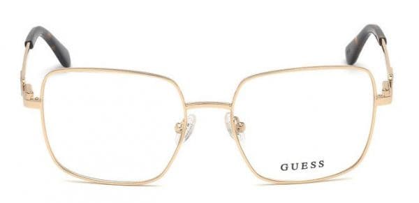 Guess GU 2728 032 Gold Hexagonal Metal Women's Eyeglass Frames