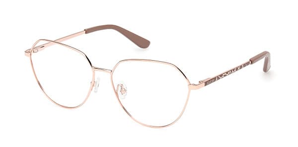 Guess GU50169 028 Gold Round Metal Women's Eyeglass Frames