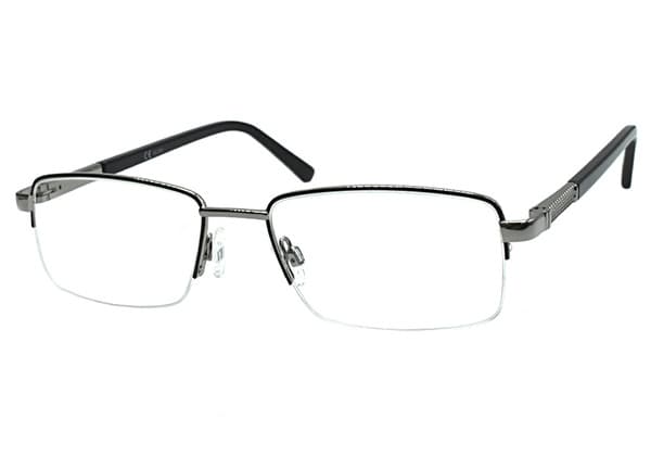 Men's Glory 209 Black Metal Eyeglass Frames