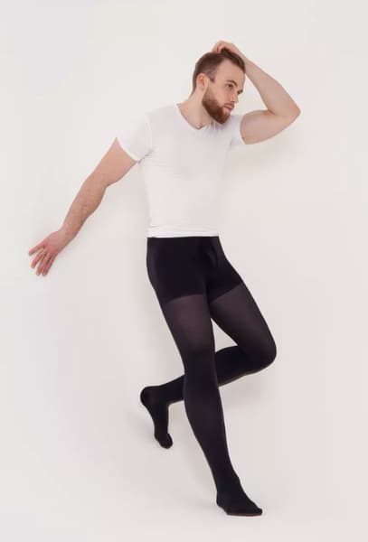 Black Compression Stockings, Class 2 Compression - ORTO