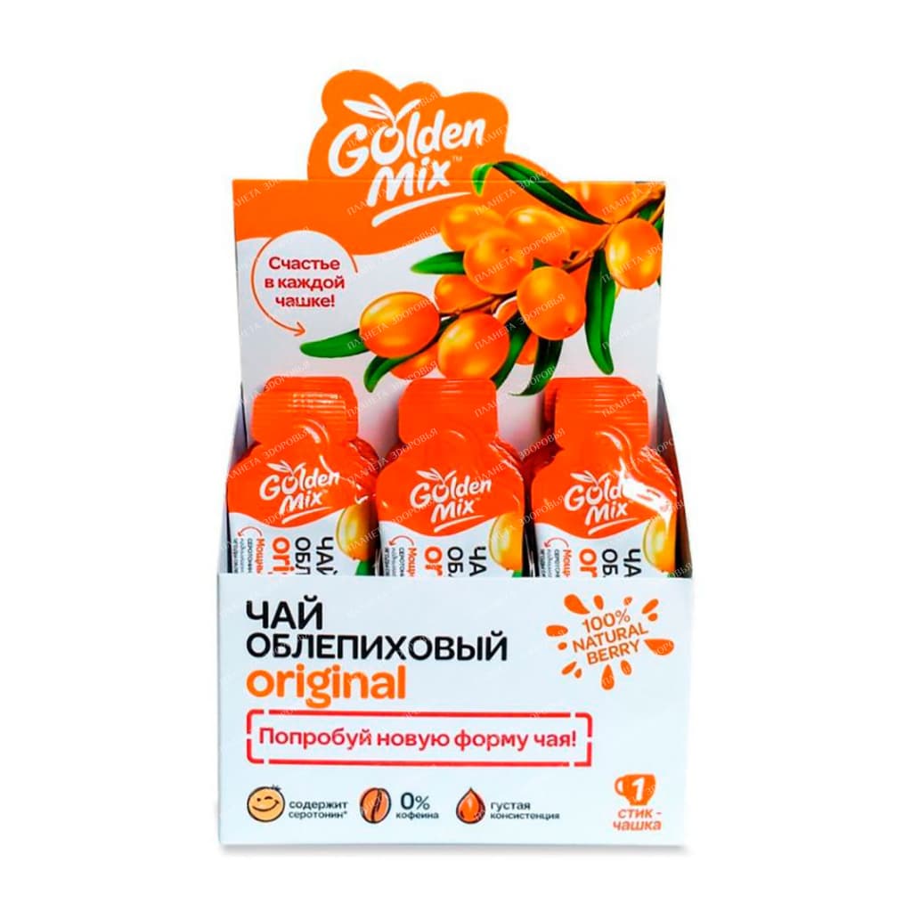 GoldenMix spec. food diet product. prof. Sea buckthorn tea Original, stick 18 g
