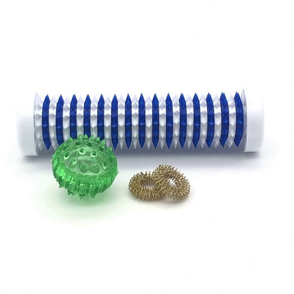 Su Jok Therapy: Miracle Roller & Double Ring Ball Set (Green) for Deep Tissue Massage