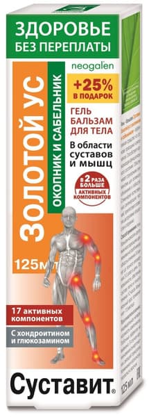 Joint Health Gel-Balsam: Golden Mustache, Comfrey & Burdock (125ml)
