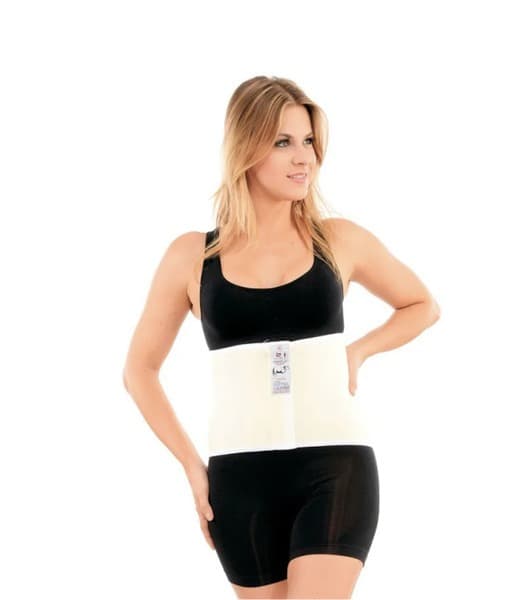 Therapeutic Camel Wool Heating Belt - Size Large (White)
