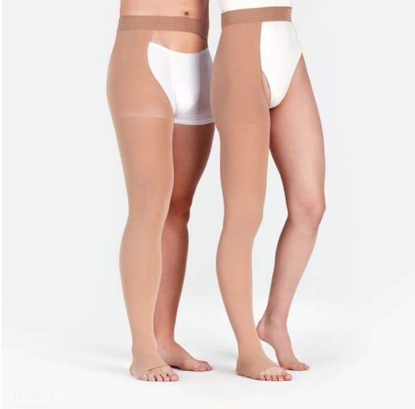 Venoteks Beige Compression Stockings, Class 2, 1 Pair