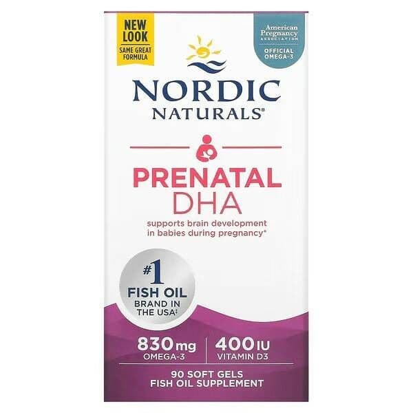 Nordic Naturals Prenatal DHA: 90 Capsules, Pure & Additive-Free