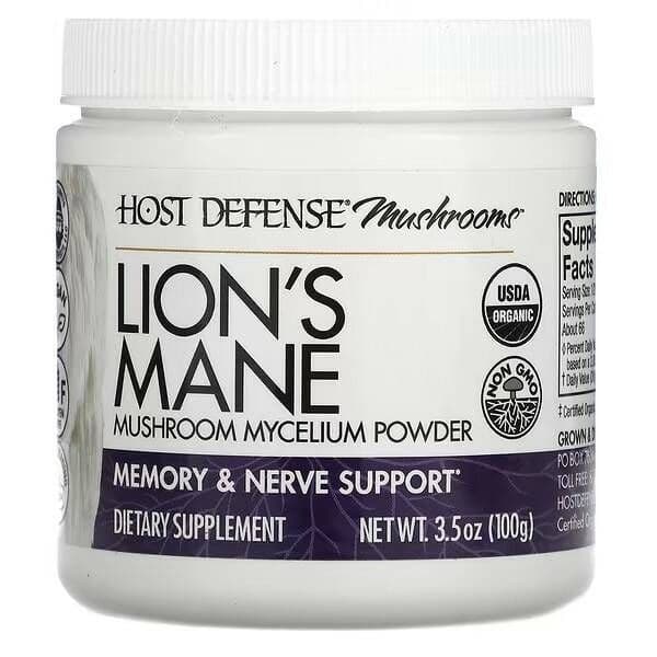 Lion's Mane Mushroom Powder: Boost Memory & Nerve Support (100g)