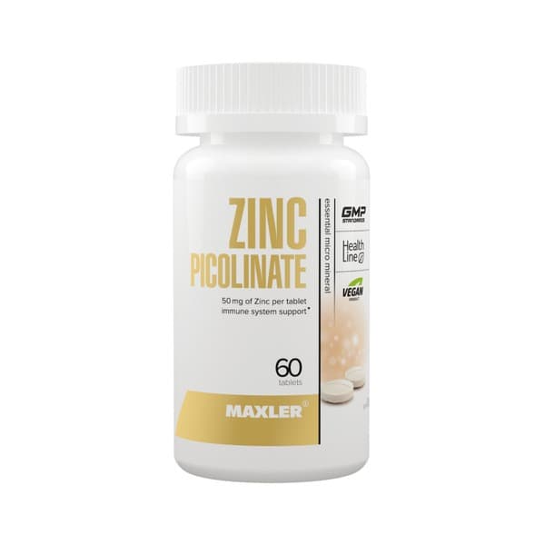 Maxler Zinc Picolinate 50mg: 60 Capsules - Vitamin Supplement