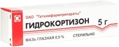 Tatkhimpharmaceuticals Hydrocortisone ointment, 5 mg / g, 5 g.