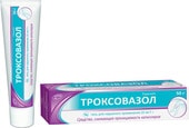 Pharmaceutical technology Troxovazole gel, 20 mg / g, 50 g.