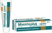 Pharmaceutical technology Mycocide cream, 10 mg / 1 g, 30 g.