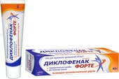 Pharmaceutical technology Diclofenac forte gel, 40 g.