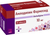 Farmland Amlodipine Farmland, 10 mg, 30 tablets