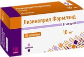 Farmland Lisinopril-Farmland, 10 mg, 60 tablets