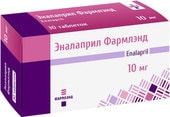 Farmland Enalapril Farmland, 10 mg, 60 tablets