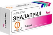 Lekpharm Enalapril, 5 mg, 30 tablets