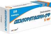 Lekpharm Desloratadin-Lf, 5 mg, 10 caps.