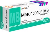 Lekpharm Metoprolol MV, 100 mg, 30 caps.