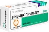 Lekpharm Lisinopril-Lf, 5 mg, 30 tablets