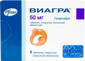 Pfizer Viagra, 50 mg, 4 tab.