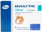 Pfizer Viagra, 100 mg, 4 tab.