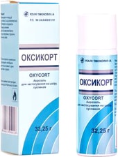 Polfa oxycort aerosol, (9.mg + 3.1mg) / g, 32.25g