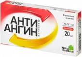 Natur Produkt Anti-Angin Formula, 20 tablets