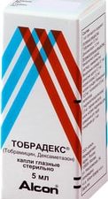 Alcon Tobradex Drops, 5 ml.