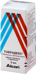 Alcon Tobradex Drops, 5 ml.