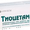 Arterium Thiocetam, 400 mg / 100 mg, 60 tablets