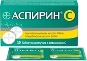 Bayer Aspirin S, 400mg / 240mg, 10 Tenon. tab.