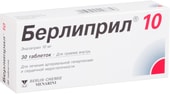 Berlin-Chemie Menarini Burlipril 10, 10 mg, 30 tablets