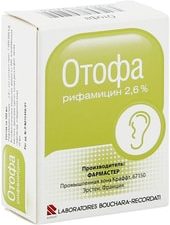 Bouchara-Recordati Otof drops, 2.6%, 10 ml.