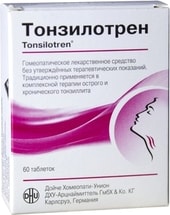 DHU Tonsilotren, 60 tablets