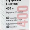 Egis Lucetam, 400 mg, 60 tablets