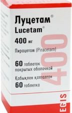 Egis Lucetam, 400 mg, 60 tablets