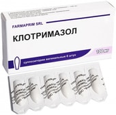 Farmaprim SRL Clotrimazole, 100 mg, 6 supp.