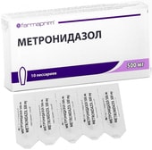 Farmaprim SRL Metronidazole, 500 mg, 10 supp.