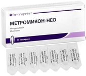 Farmaprim SRL Metromicon-Neo, 500 mg / 100 mg, 14 supp.