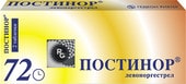 Gedeon Richter Postinor, 0.75 mg, 2 tablets