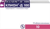 Gedeon Richter Klion-D 100, 100 mg / 100 mg, 10 tab.