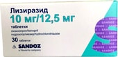 Sandoz lisirazide, 10 mg / 12.5 mg, 30 tab.