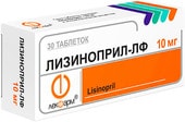 Lekpharm Lisinopril-Lf, 10 mg, 30 tablets