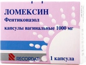 Recordati Lomexin, 1000 mg, 1 caps. vag.